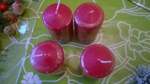 Ingredient 4: Four fat candles!